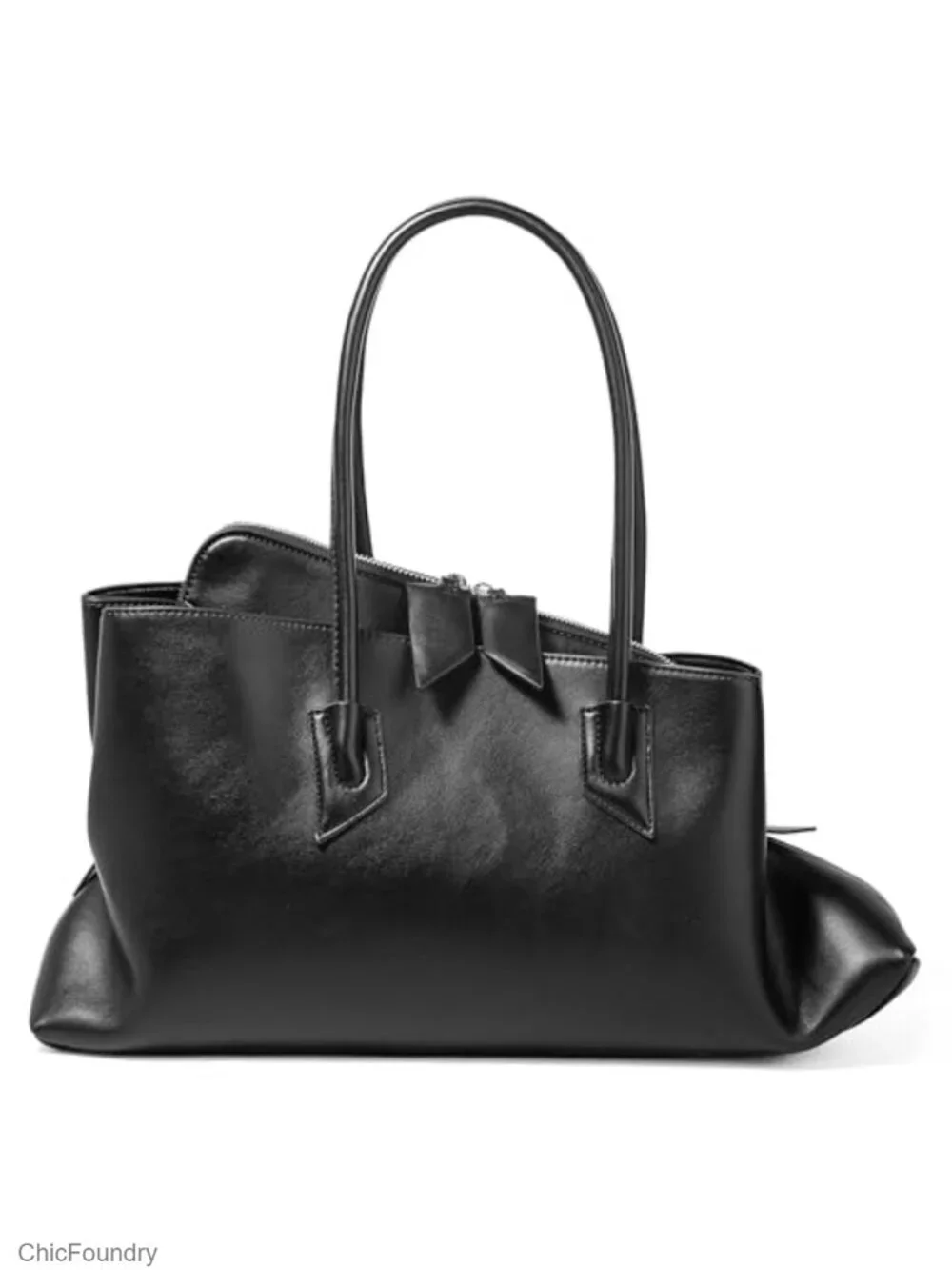Faux Leather Hobo Tote Bag - Retro Suede Shoulder Handbag for Women
